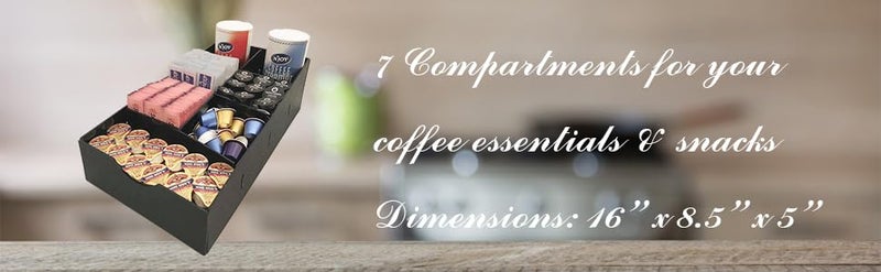 HAITIAN Paper Cup Holder 4mm thickness ABS Material Color Black (7 compartments) - Image 5