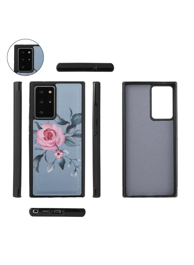 S-TOP Case For Samsung Galaxy Note20 Flower Multi-functional Crossbody Zipper Wallet Leather Phone Case - Image 2