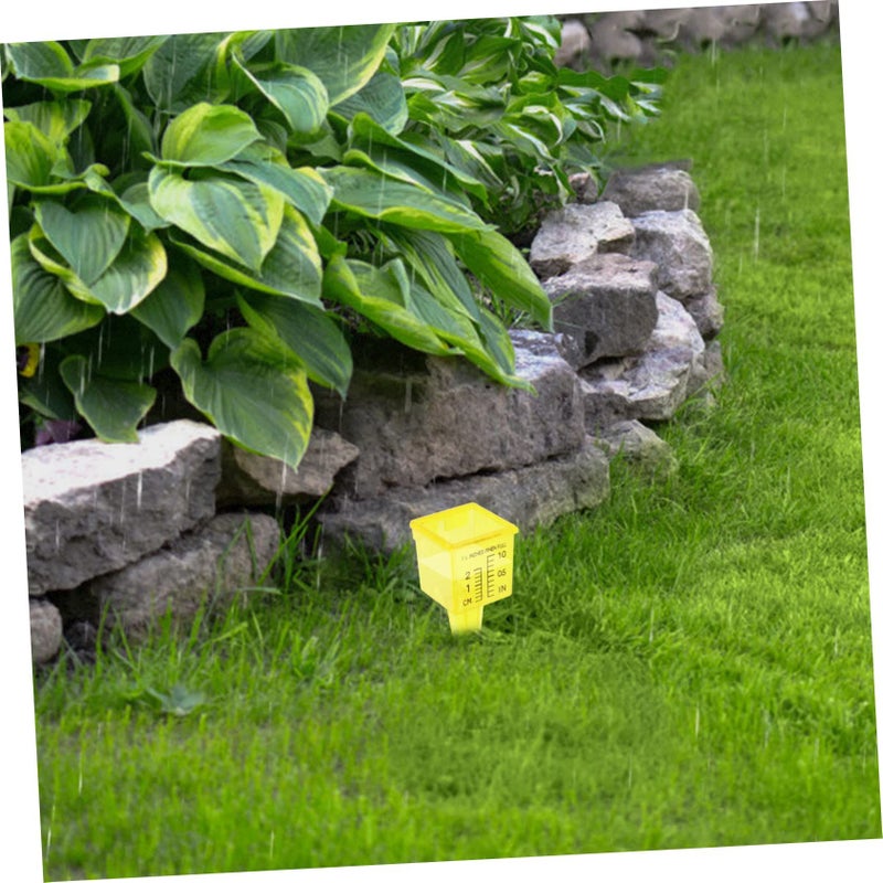 Heavy Duty Rain Gauge With Wide Mouth And Plastic Stakes For Accurate Outdoor Rainfall Measurement - Image 3