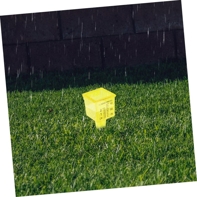 Heavy Duty Rain Gauge With Wide Mouth And Plastic Stakes For Accurate Outdoor Rainfall Measurement - Image 5