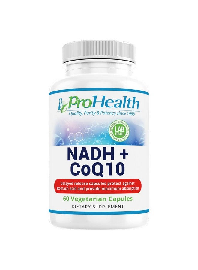 ProHealth ناد + كوكيو 10 ناد معزز ؛ 60 يوم إمداد ؛ ناد نقي 25 ملغ كوكيو 10 100 ملغ ؛ 60 كبسولة مقاومة للأحماض ؛ طاقة ؛ تركيز ؛ إنتاج ATP - Image 2