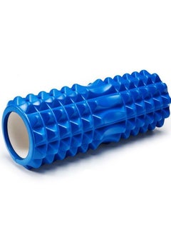 Generic Yoga Foam Roller Moon for Deep Tissue Massage Muscle with Carry Bag, Blue  - Image 2