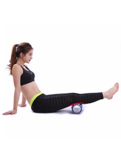Generic Yoga Foam Roller Moon for Deep Tissue Massage Muscle with Carry Bag, Blue  - Image 5