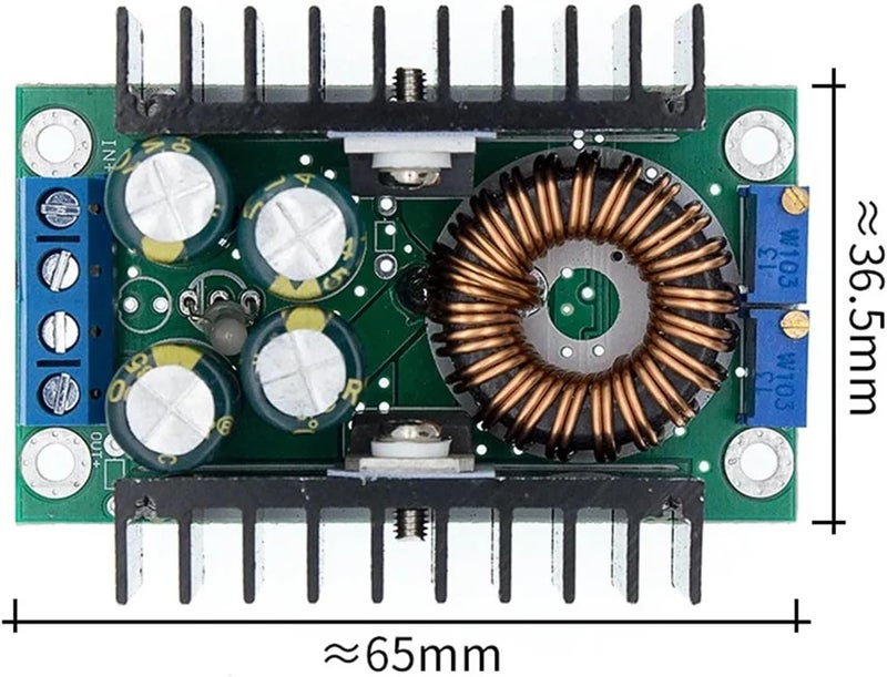 DC-DC 9A 300W 250W CC CV XL4016 Moule Constant Current Constant Voltage 5-40V to 1.2-35V Power Supply Module LED Driver(10pcs) - Image 2