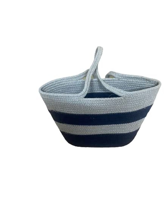 DIOS Cotton Hand Bags, Colourful Bags, Stylish Bags, Shoulder Bag (blue grey) - Image 1