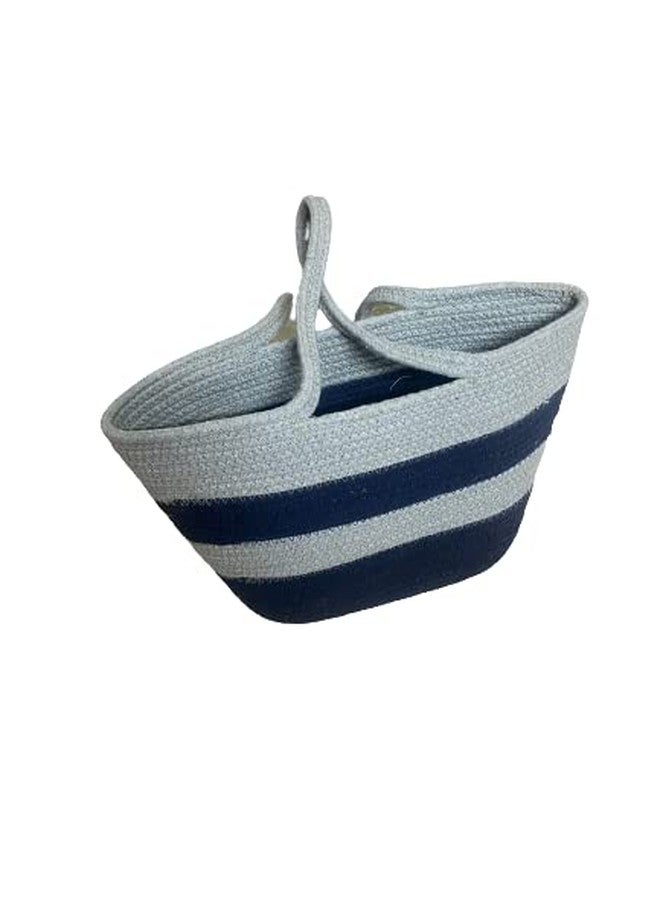 DIOS Cotton Hand Bags, Colourful Bags, Stylish Bags, Shoulder Bag (blue grey) - Image 2