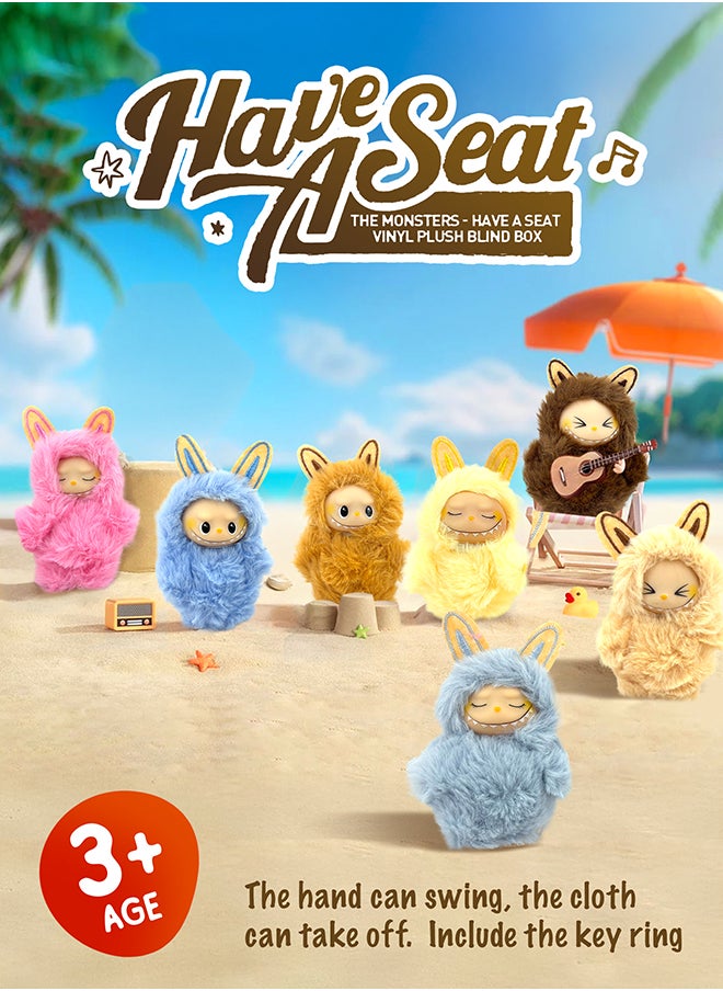 Galaxy Toys - Twinkleboo Labubu dolls The Monsters Mini Keychain Figure 4-Inch Blind Box Collectible Toy Assorted Random Design - Image 1