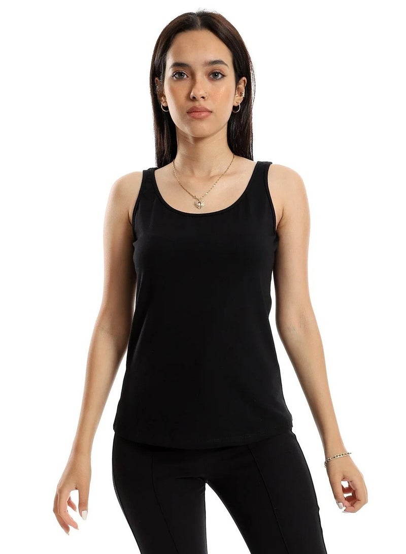 COTTONIL Cottonil® Women Tank Top Black (Wide Strap)  - Image 1