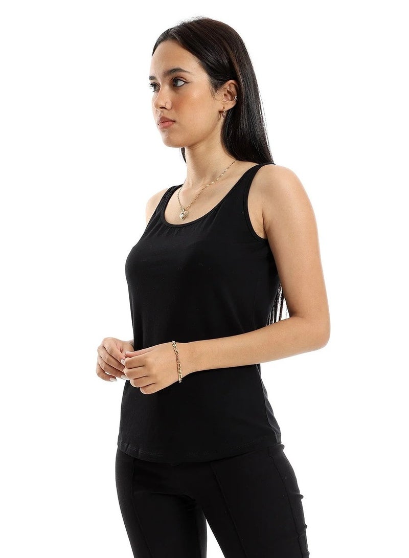 COTTONIL Cottonil® Women Tank Top Black (Wide Strap)  - Image 2