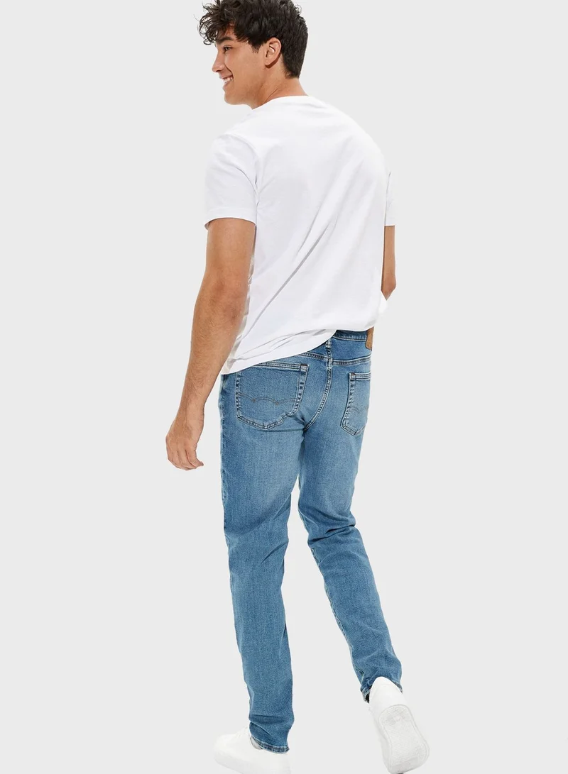 American Eagle Mid Wash Skinny Fit Jeans