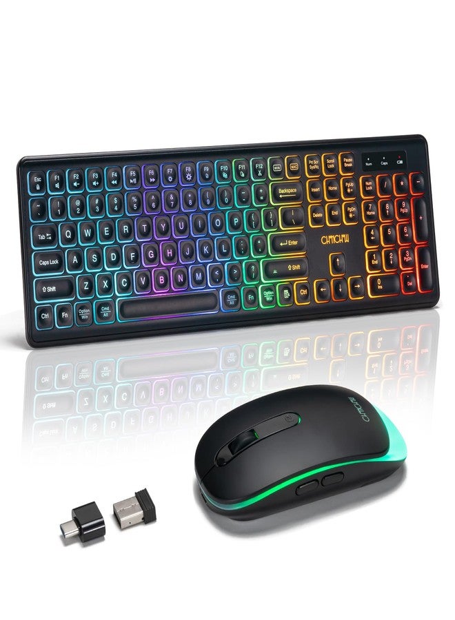 CHONCHOW Wireless Keyboard and Mouse Combo 5-W301 - Image 1