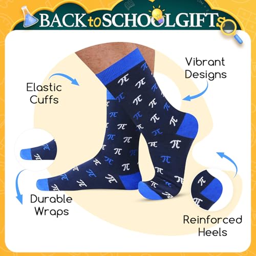 Happy Pop HAPPYPOP Funny Math Socks for Men - Teacher Appreciation Gifts for Math Lovers - Image 2