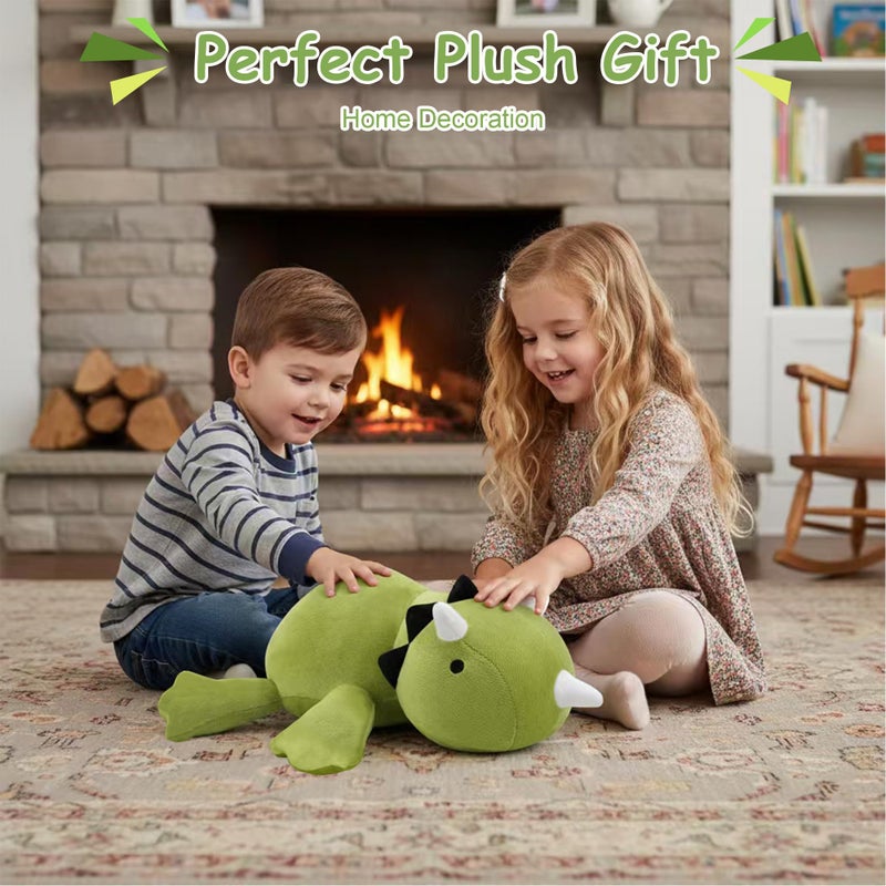 SQEQE Weighted Dinosaur Plush, Weighted Dinosaur Stuffed Animal, Dino Plushies Dino Pillow Toy Gift for Kids Adults 9.8 Inch, 0.8 Lbs - Image 2
