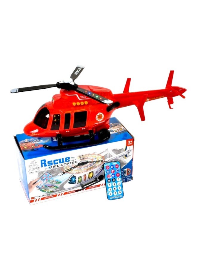 Rally - Battery Operated Helicopter Toy With Remote Control And Lights - Image 1