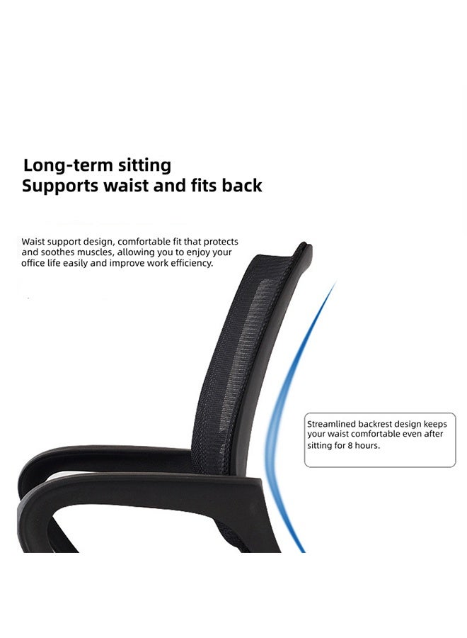 Ergonomic Office Chair Game Chair, Computer Chair, Study Chair, Writing Chair with Lumbar Support, Height Adjustable, Rotating Desk Chair for Home Office and Comfortable Backrest - Image 4