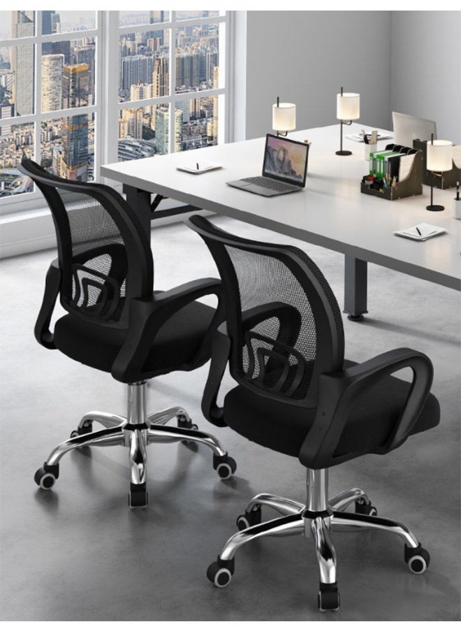 Ergonomic Office Chair Game Chair, Computer Chair, Study Chair, Writing Chair with Lumbar Support, Height Adjustable, Rotating Desk Chair for Home Office and Comfortable Backrest - Image 2