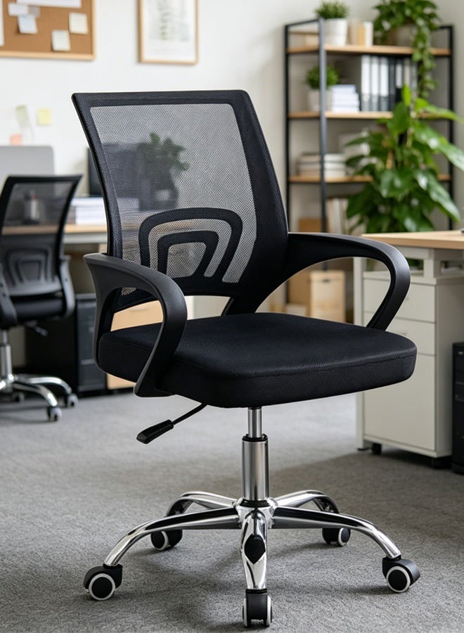 Ergonomic Office Chair, Game Chair, Computer Chair, Study Chair, Writing Chair with Lumbar Support, Height Adjustable, Rotating Desk Chair and Comfortable Backrest for Home Office