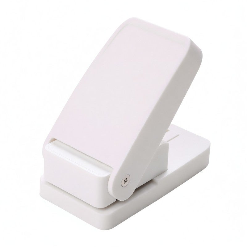 Kw-trio Label Puncher Tool ABS Zinc Alloy Cutting Up To 0.7mm Thickness - Ergonomic Grip Paper Punch With Locking Mechanism for Office School Home Use - Image 1