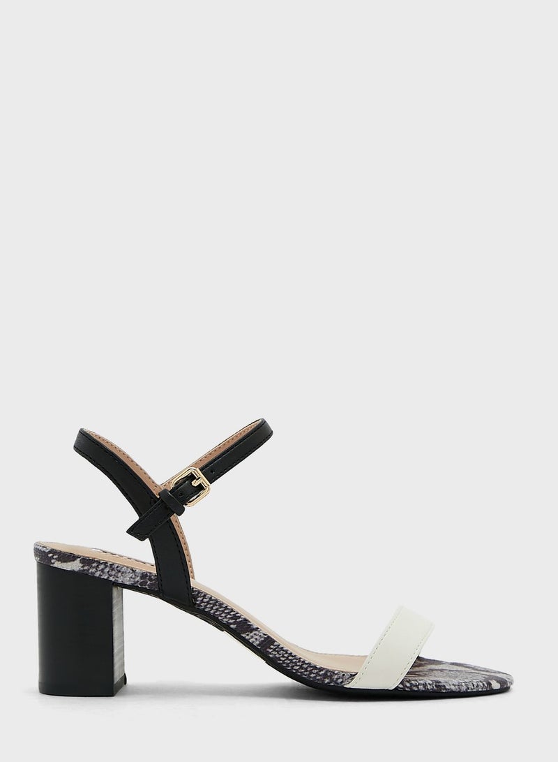 ديون لندن صندل بكعب سميك - Image 1