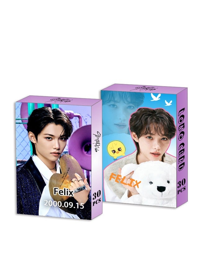 NIBEMINENT 30-Piece Stray Kids Felix Personal Cards - Image 1