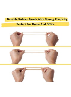Mr. Pen - Rubber Bands Assorted Sizes, 300Gr, Yellow, Rubber Bands, Rubber Bands Office Supplies, Elastic Bands, Assorted Rubber Bands, Rubber Bands Thick, File Rubber Bands, Rubber Bands Bulk  - Image 4
