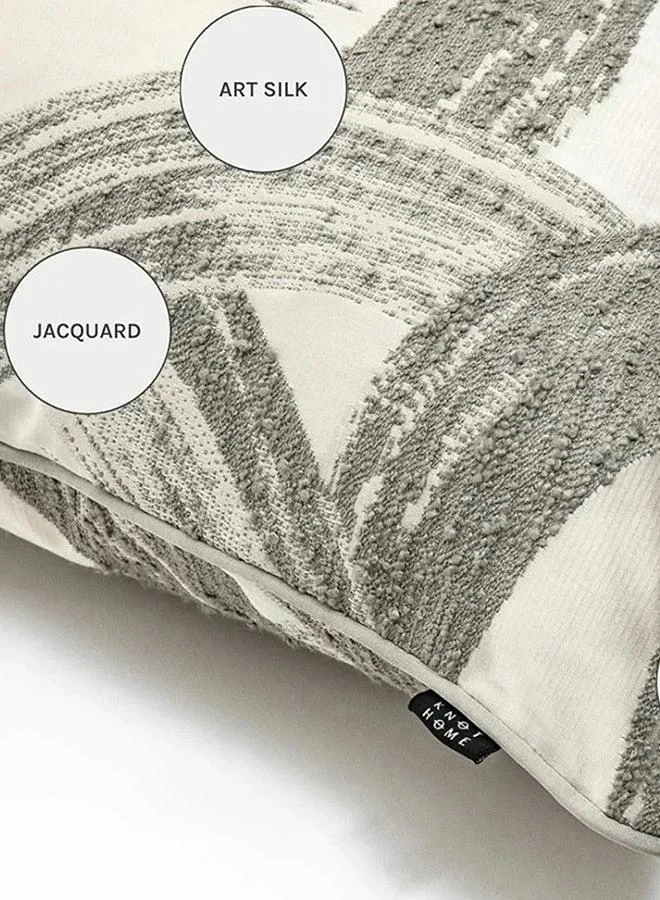KNOT HOME Cushion Tanya Laurent (with filler) Pillow Knot Home Cover Set for Modern Sofa Contemporary Living Room Bedroom and Office Soft Washable
