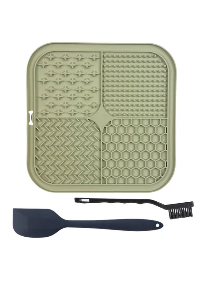 Blue Lick Mat For Dogs And Cats With Suction Cups Slow Feeder Grooming Aid - Image 5