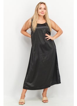 Women Plain Satin Maxi Dress, Black - pzsku/Z2123B21B8AF9C87D9942Z/45/_/1726109245/eaca429b-d345-4cf9-90c9-9fdcbd086b4e