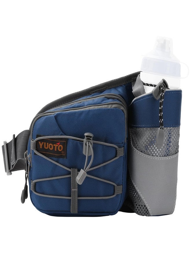 Yuoto Waist Pack with Water Bottle Holder for Running Walking Hiking Fanny Pack Hydration Belt - Image 1