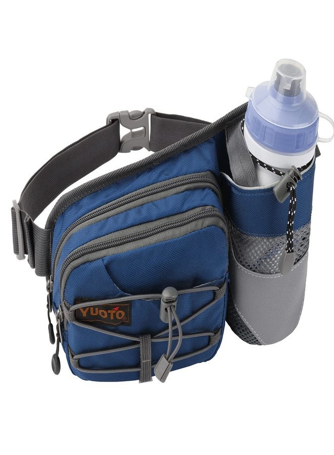 Yuoto Waist Pack with Water Bottle Holder for Running Walking Hiking Fanny Pack Hydration Belt - Image 2