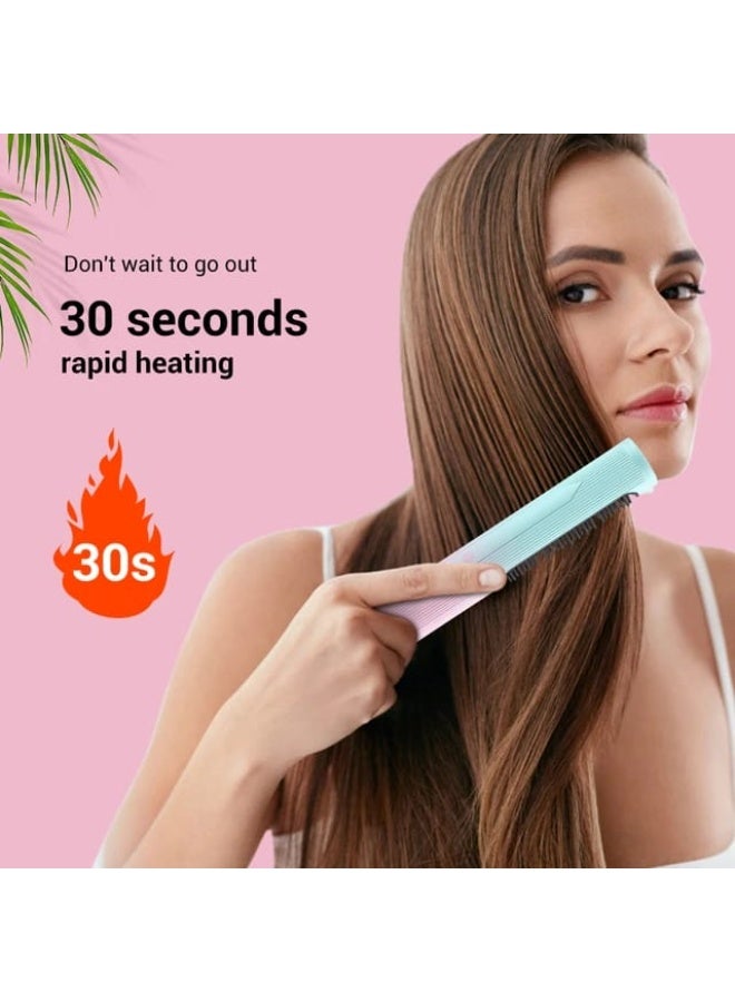 Wireless Hair Straightening Comb – Rechargeable Cordless Heated Brush for Smooth & Frizz-Free Styling - Image 2