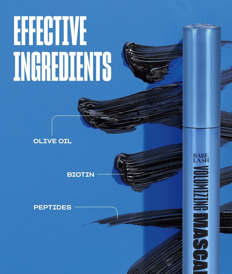 Babe Original Volumizing Lash Mascara - Smudge Proof, Long Lasting & No Clump Formula, Buildable Volume, Water Resistant, Black Mini - Image 4