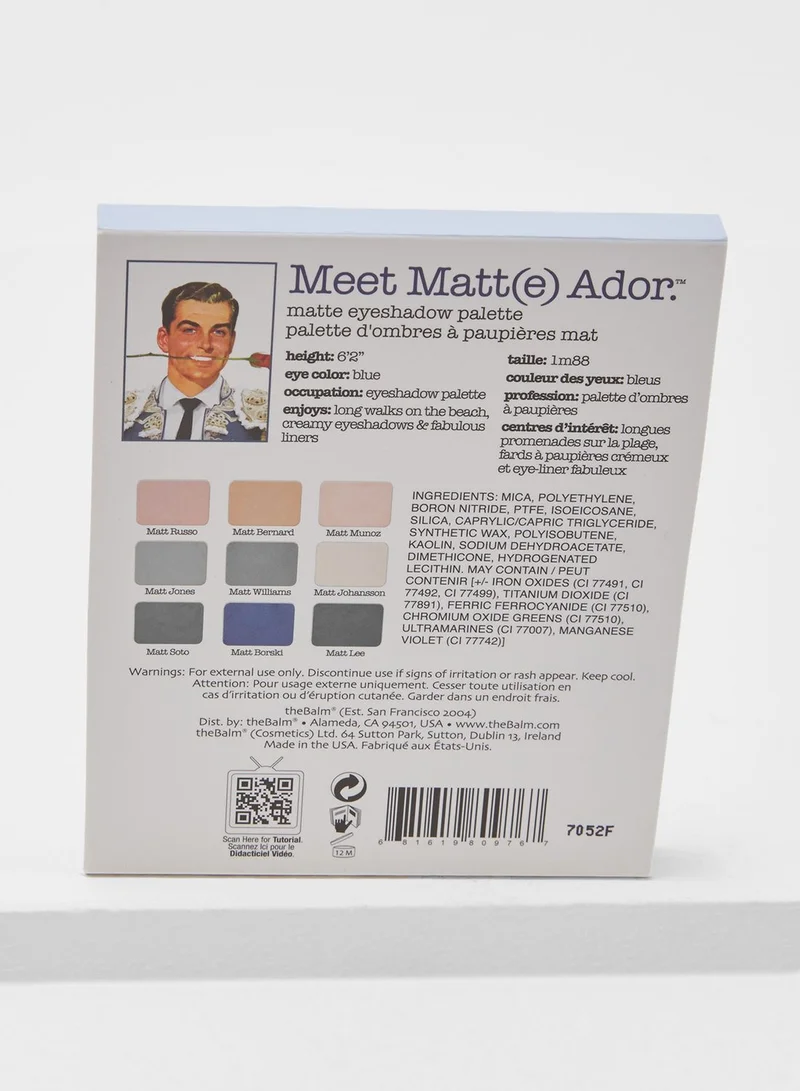 theBalm Meet Matte Adore Eyeshadow Palette