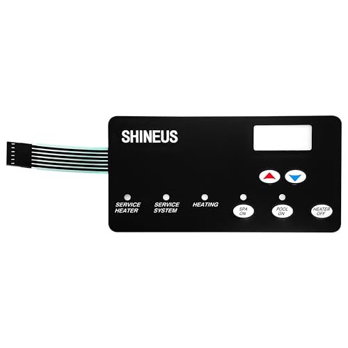 ShineUs 42002-0029Z/472610Z Switch Membrane Compatible with Sta-Rite Max-E-Therm Pool and Spa Heater Electrical Systems - Image 1
