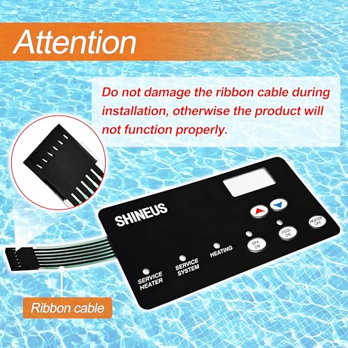 ShineUs 42002-0029Z/472610Z Switch Membrane Compatible with Sta-Rite Max-E-Therm Pool and Spa Heater Electrical Systems - Image 5