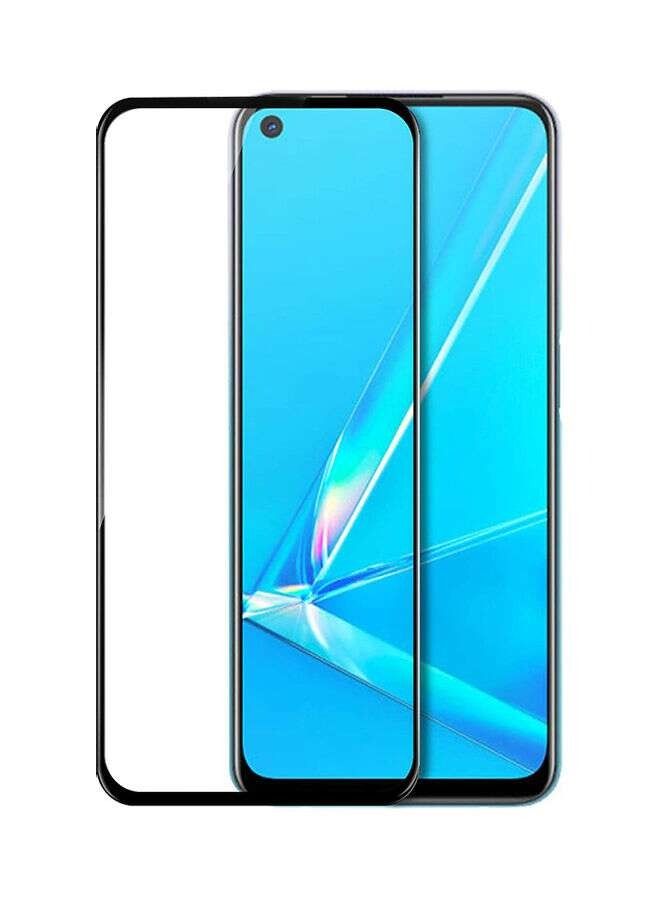 واقي شاشة من الزجاج المقوى لهاتف OPPO A92 أسود / شفاف - Image 1