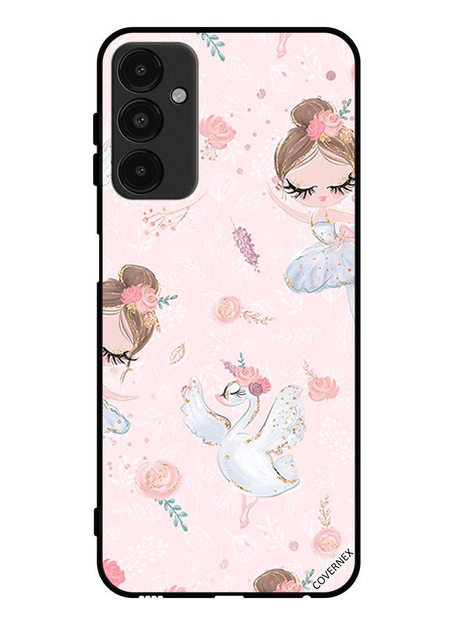 Covernex غطاء حماية واقٍ لهاتف سامسونج جالاكسي A14 5G Doly Girl and Flowers - Image 1