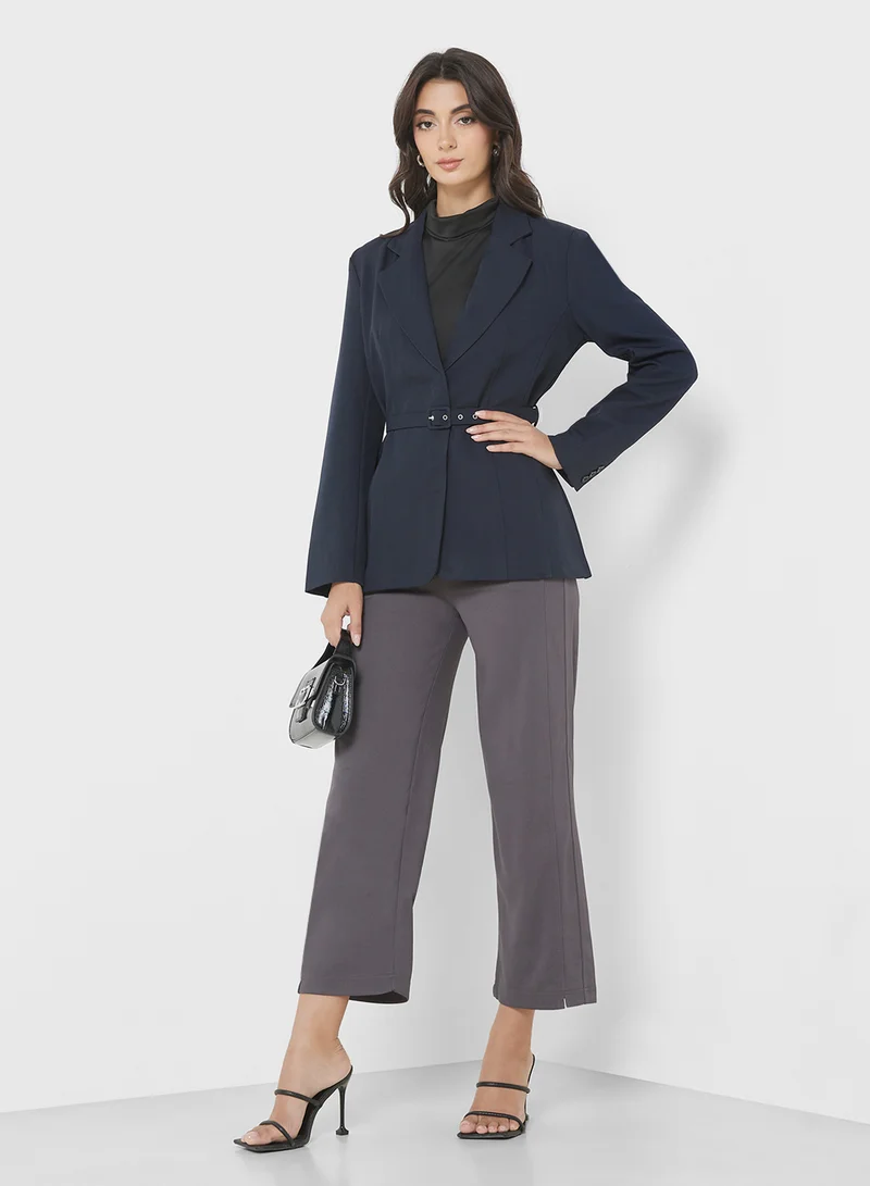 ELLA Belted Blazer