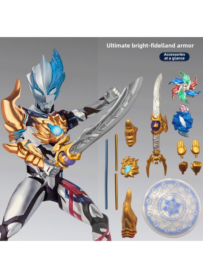 Shf Ultimate Shining Sailor Gold Sailor Super Action Ott Handmade Doll Children's Toy Gift Doll Ha-Color:Ultimate Bright  17cm Super Movable - Image 1