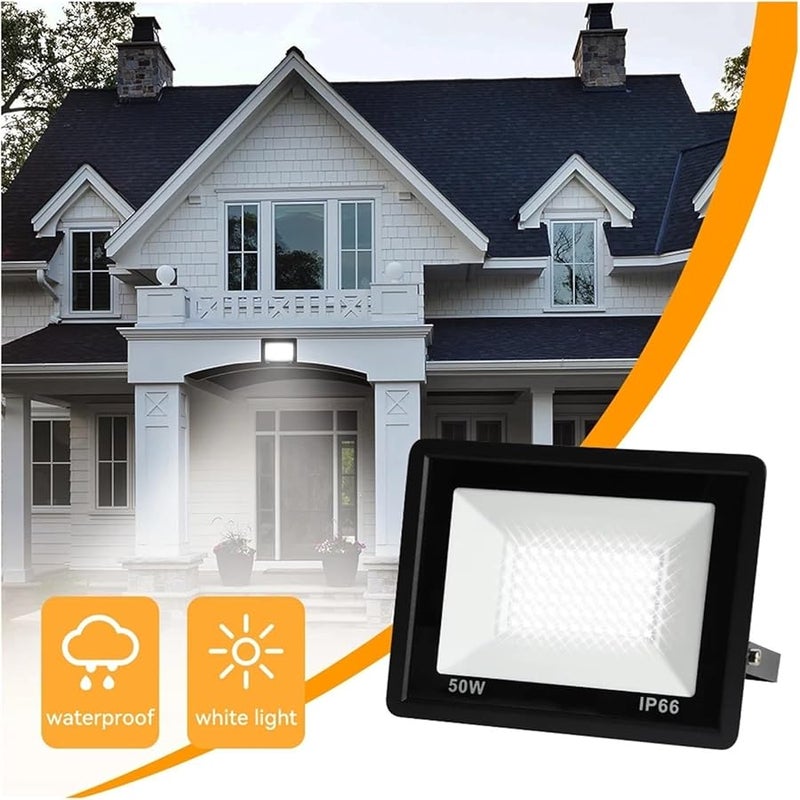 30W Cold White LED Flood Light IP66 Waterproof Outdoor Spotlight Super Bright for Street Garden Wall - Image 3
