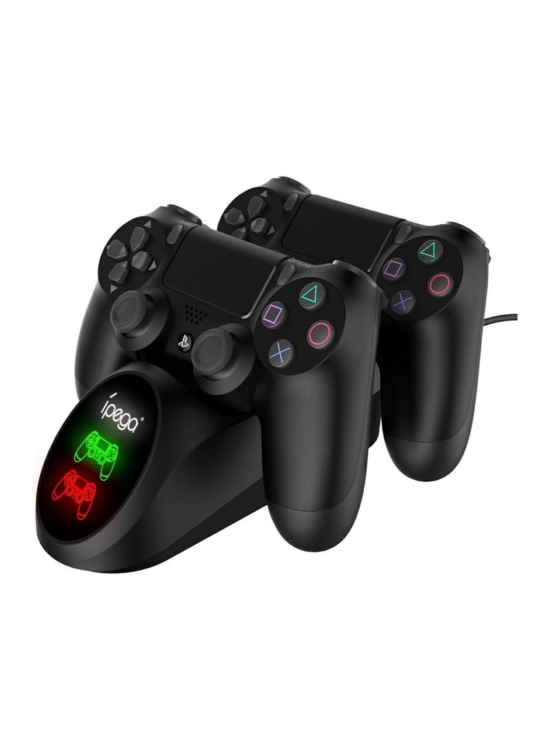 Ipega Dual Charging Base Charger Dock Stand Station For  Playstation 4 PS4 Game Controller Gamepad - Image 1