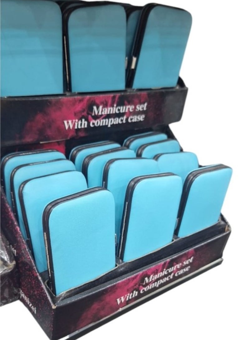 Manicure set With compact case