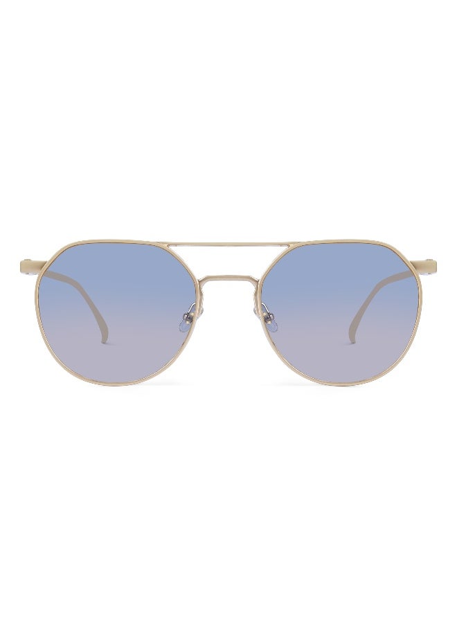 Woggles Ockhi Sacred Blue Gradient Round Sunglasses  - Image 4