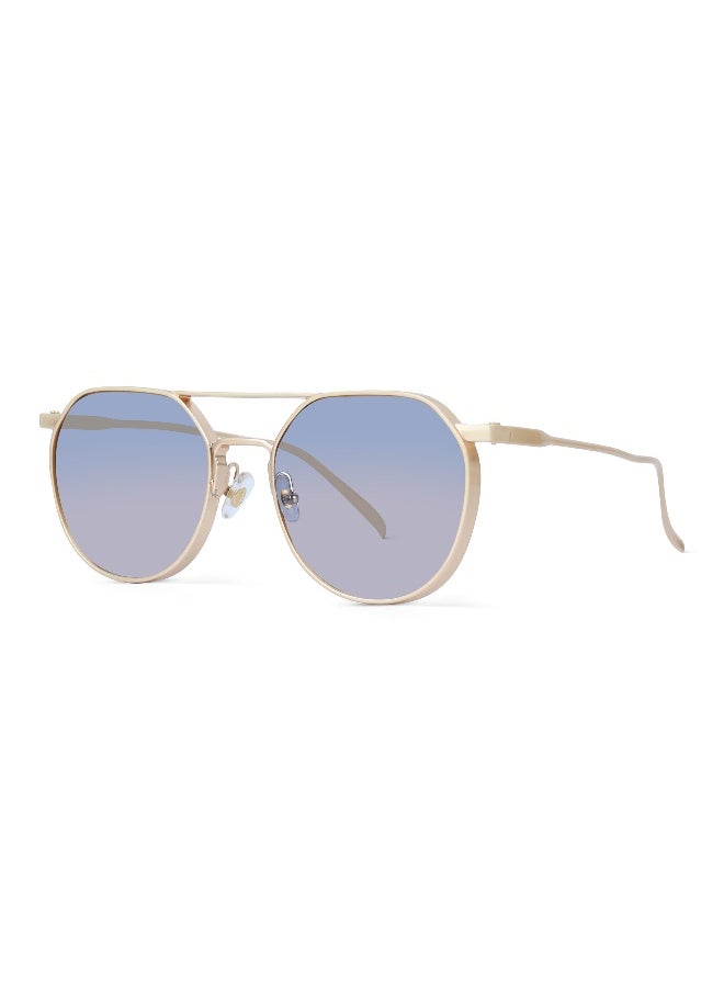 Woggles Ockhi Sacred Blue Gradient Round Sunglasses  - Image 5