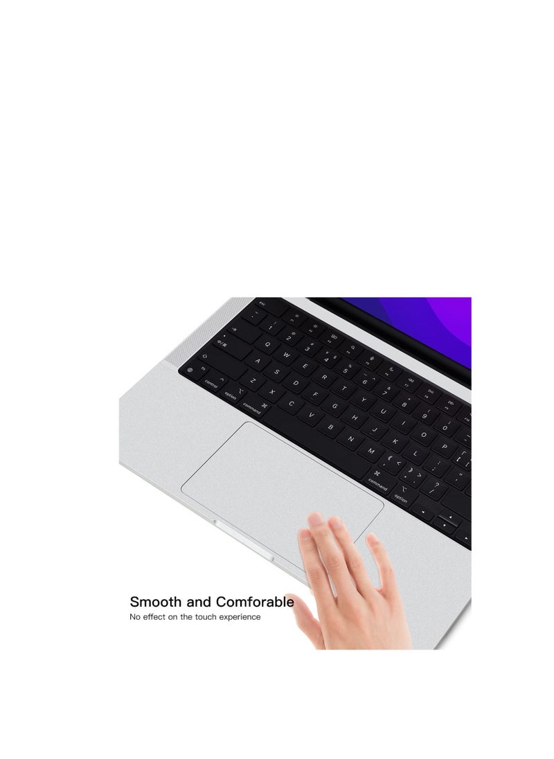 Generic - Palm Rest Protector Trackpad Skin for MacBook Pro 13 Inch 2020 Model A2338(M1) A2289 A2251--Silver - Image 1