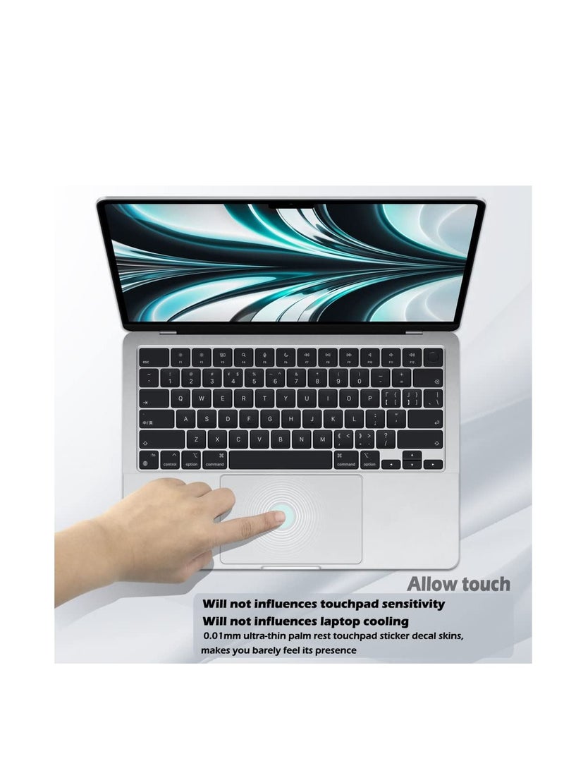 Generic - Palm Rest Protector Trackpad Skin for MacBook Pro 13 Inch 2020 Model A2338(M1) A2289 A2251--Silver - Image 1