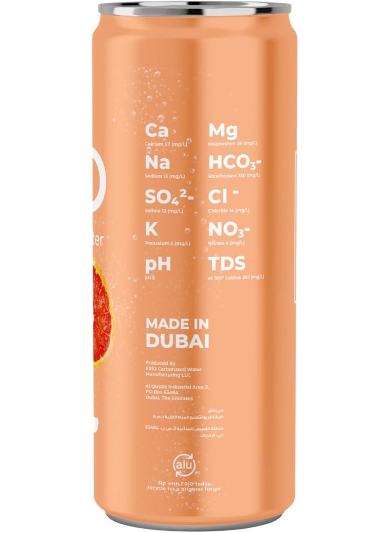 Frio مياه معدنية فوارة جريب فروت فريو - Image 2