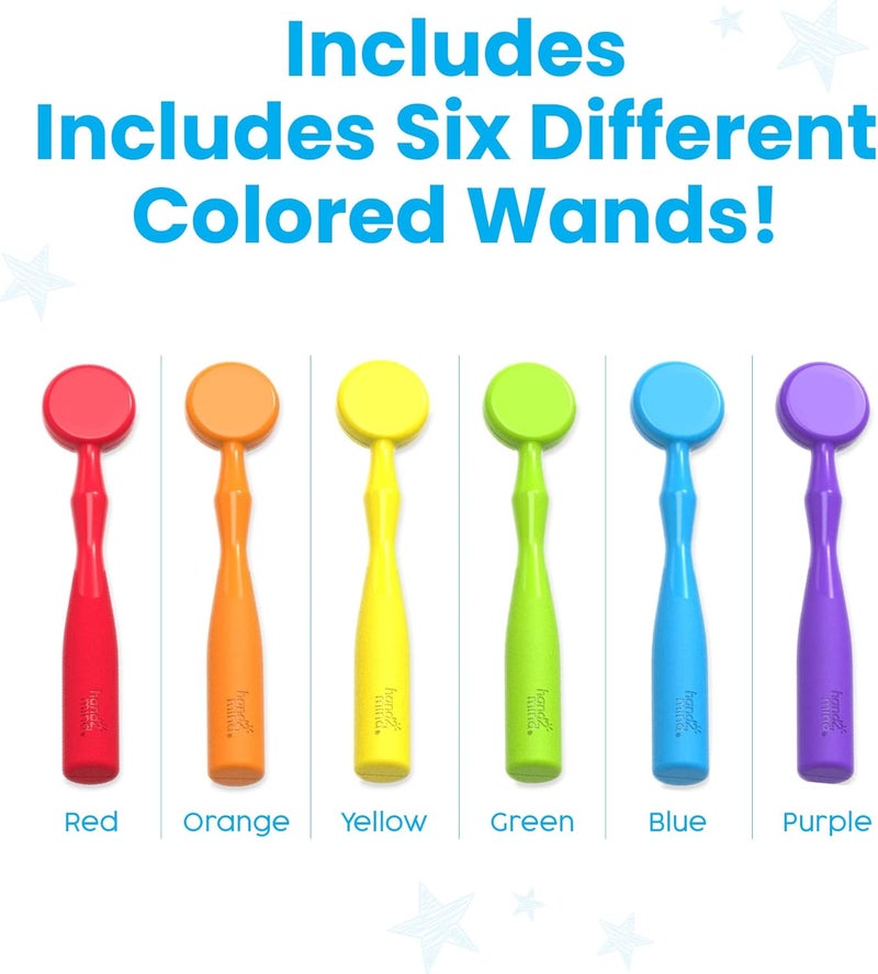 hand2mind hand2mind Magnetic Wands for Kids Magnet Wands Magnets for Kids Science Magnets with Wand Magnets for Teaching Preschool Science Magnet with Handle Science Classroom Supplies Set of 6 - Image 2