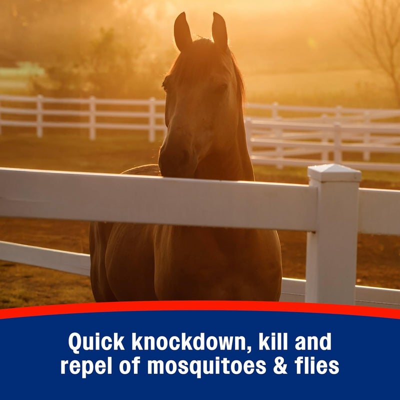 Farnam Mosquito Halt Repellent Spray for Horses, Quick Knockdown Against Mosquitoes, Flies and More, 32 fl oz - Image 3