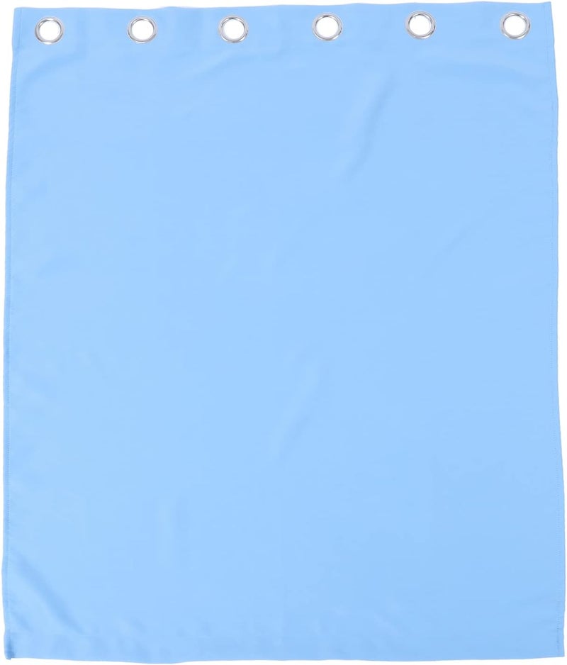 klarako Blackout Window Curtain Kitchen Short Drape Curtain Polyester Curtain Home Decor for Dining Living Room Bedroom Kitchen ( Sky- blue ) - Image 1